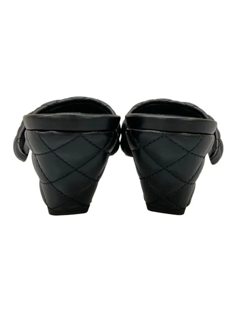Chanel Mules C Black Leather
